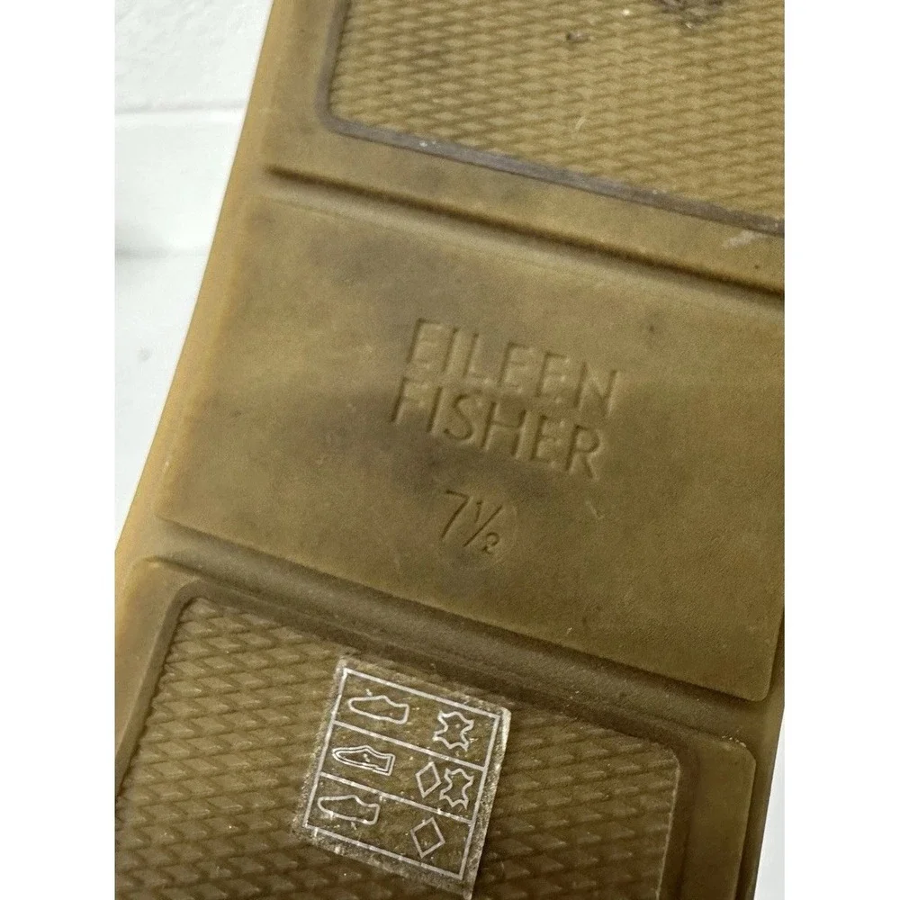 EILEEN FISHER Timor Espadrille Cork Wedge Platform Sandals (Women's Size 7.5‎ M)